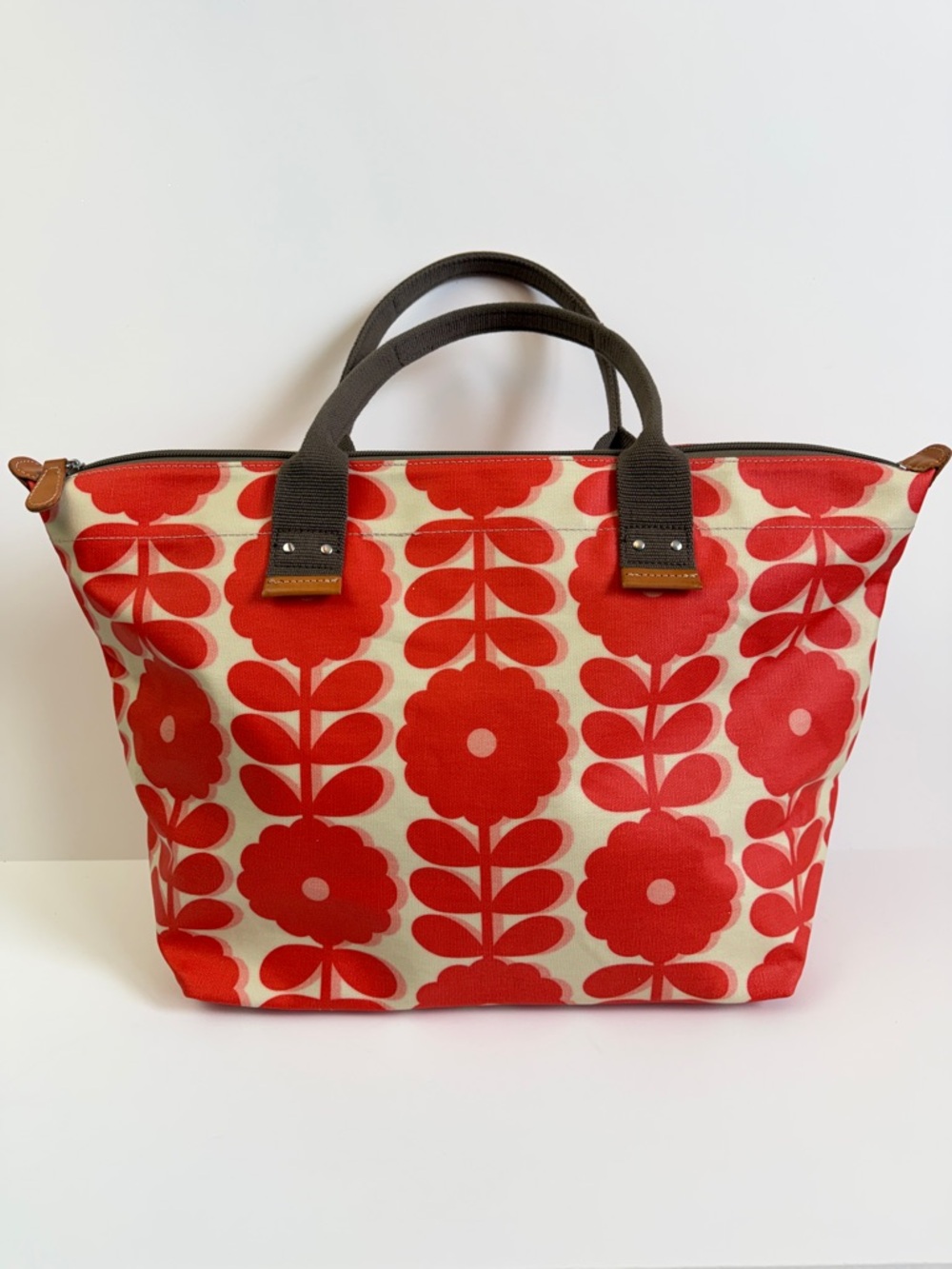 Orla Kiely Poppy Spring Bloom Classic Zip Tote Bag